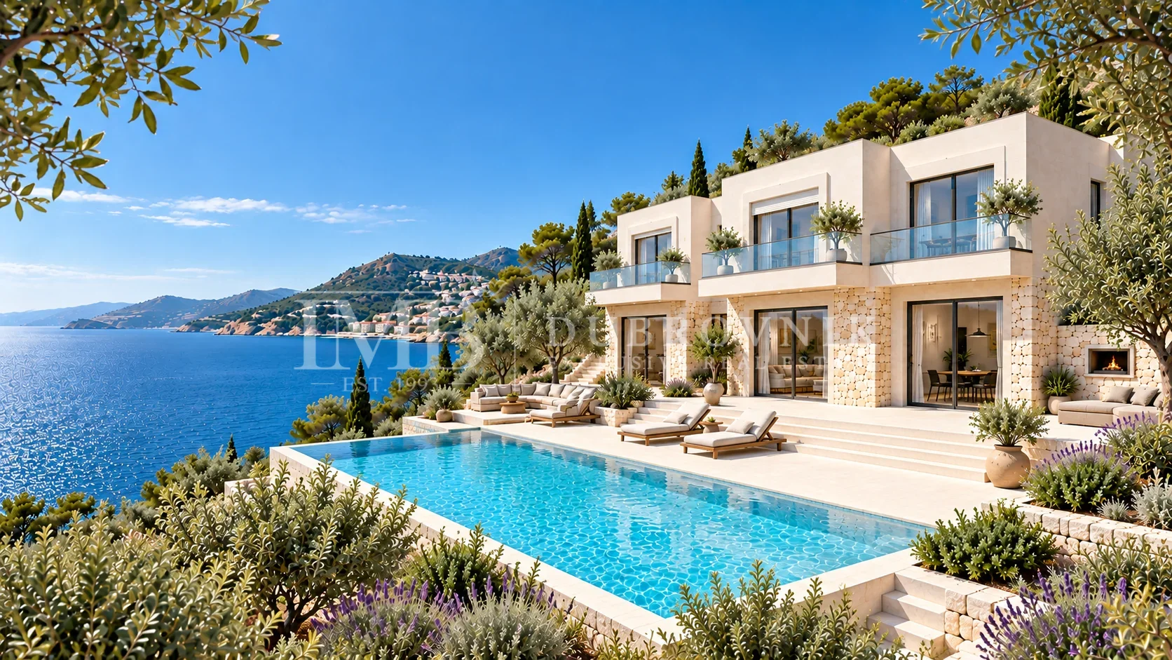 Vila s bazenom na atraktivnoj poziciji s pogledom na more | U izgradnji | Dubrovnik okolica, Zaton