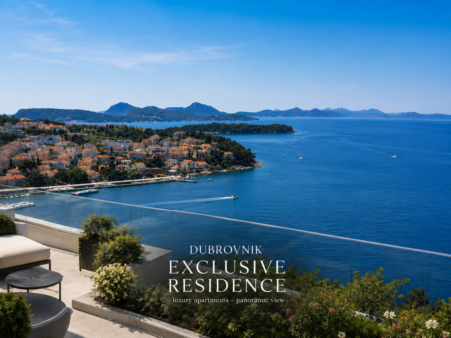 NOVOGRADNJA | DUBROVNIK EXCLUSIVE RESIDENCE | Stan 88 m2 | 2 SS | 1. kat | Panoramski pogled na more