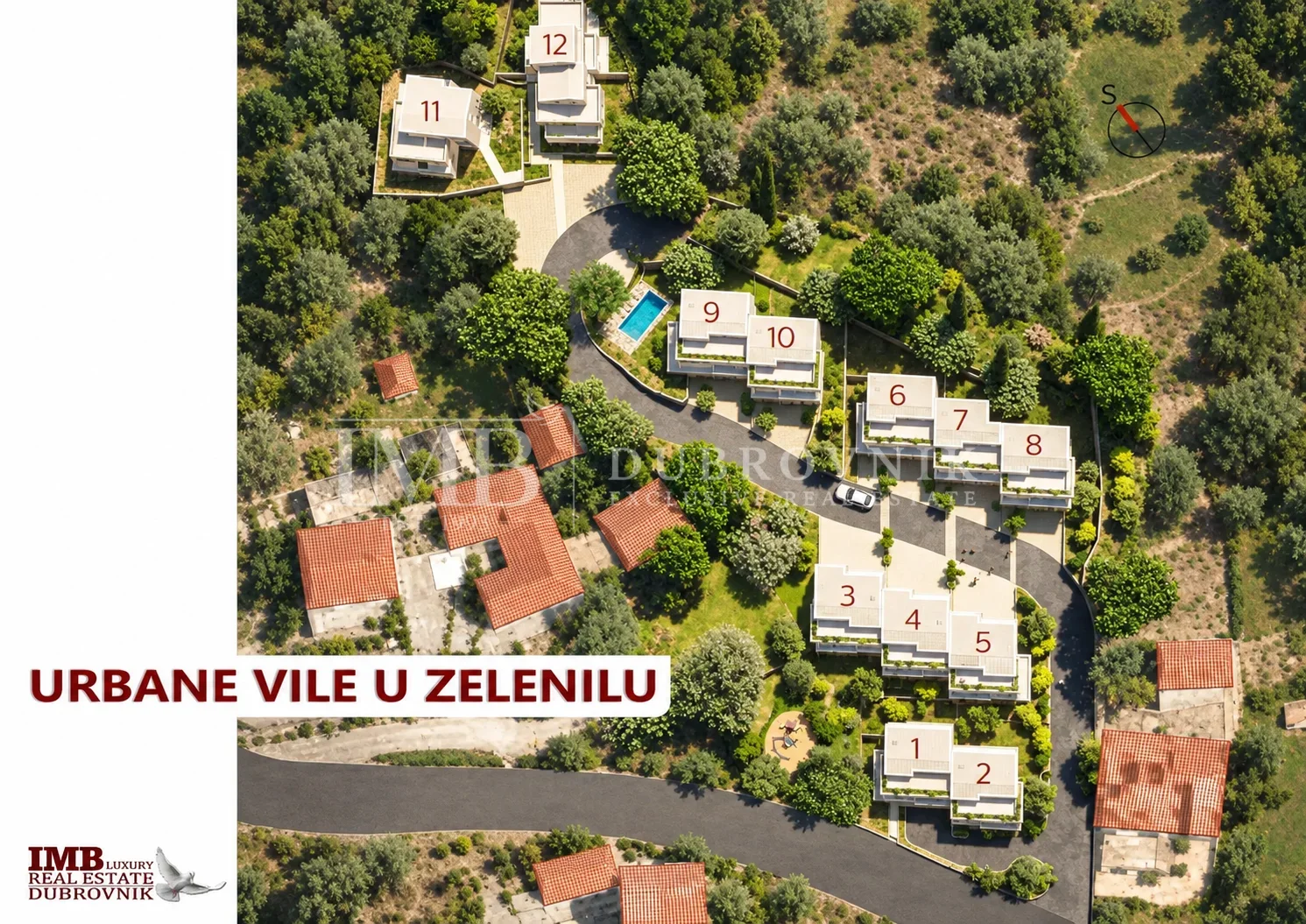 NOVOGRADNJA kompleks urbanih vila u zelenilu | Stan 99 m2 | 3 SS | 1.k + Pk | Župa dubrovačka - EKSKLUZIVNA PRODAJA IMB