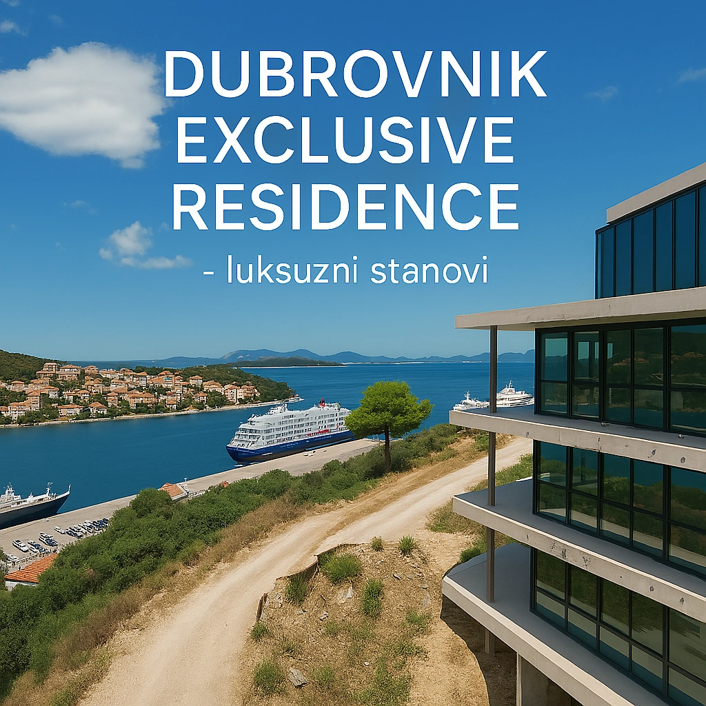 NOVOGRADNJA | DUBROVNIK EXCLUSIVE RESIDENCE | Luksuzni stanovi 87 m2 - 161 m2 | Panoramski pogled na more