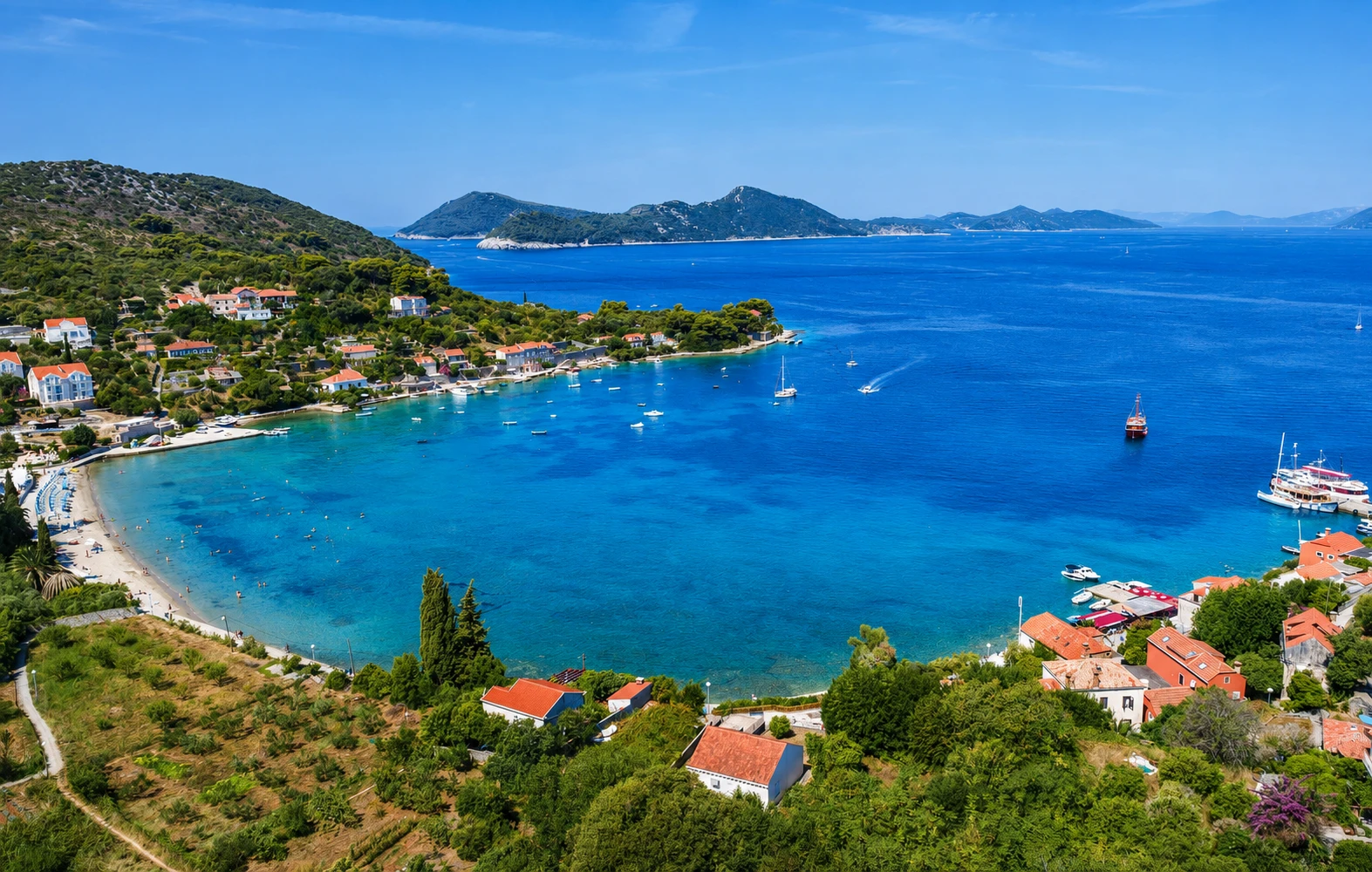 Kuća u zelenilu s prekrasnim pogledom na more - Dubrovnik otoci